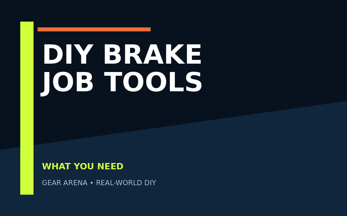 DIY Brake Job Tools
