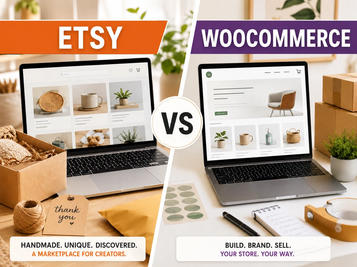 Etsy vs WooCommerce: Our Experience Running Olive Plus Sage