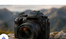 Camera outdoors in a mountain setting.
