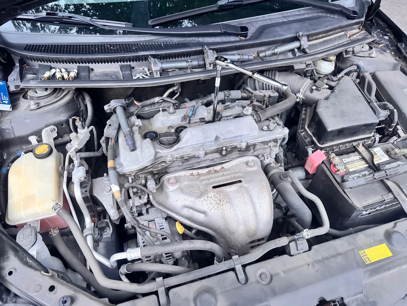 2012 Scion tC DIY tune-up with spark plugs and air filters